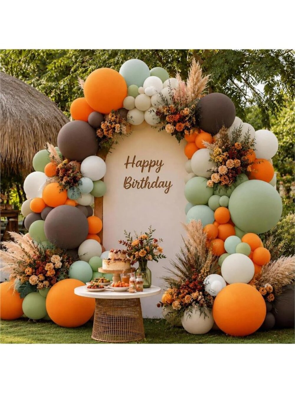 Balloon Arch Double Stuffed Fall Balloon Garland